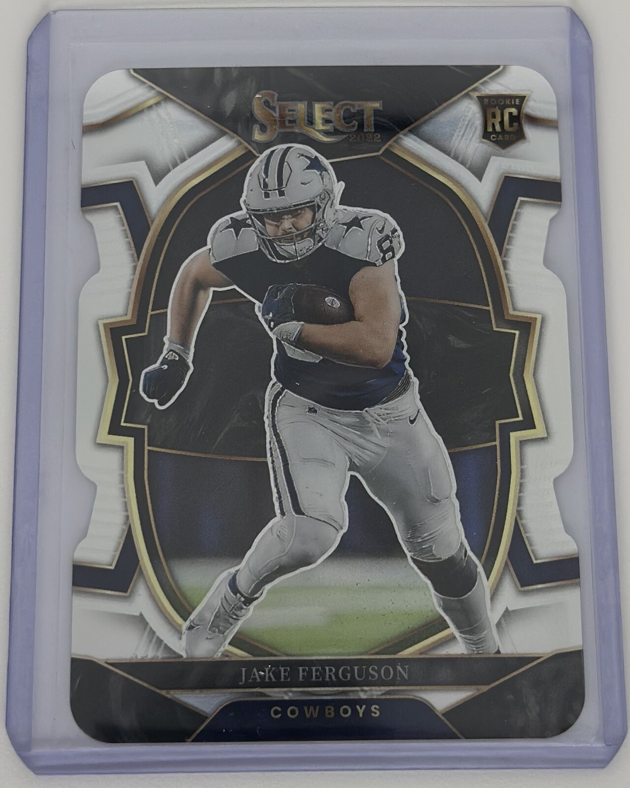 2022 Panini Select - Concourse Jake Ferguson #87 Silver Prizm Die-Cut (RC)