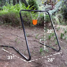 Highwild Shooting Target Stand with Chain Mounting Kit + 4" AR500 Steel Gong