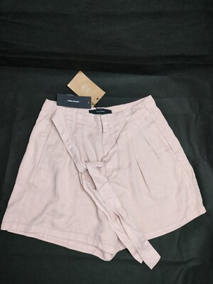 Vero Moda Mia Loose High-Waist Shorts - Pink Nude, Size M/P 