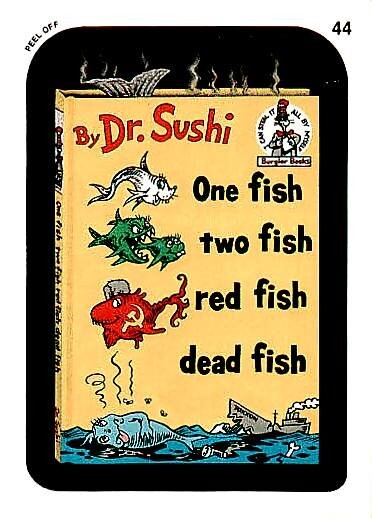 1991 Topps Wacky Packages Sticker Dr Sushi 44 | eBay