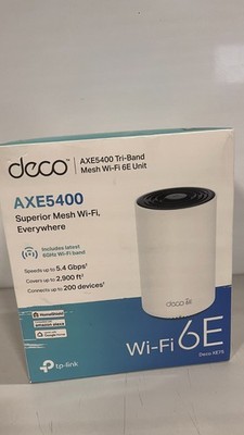 TP-Link Deco AXE5400 Tri-Band WiFi 6E Mesh System (Deco XE75 Pro) - 2.5G WAN/LAN