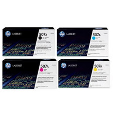 HP 507X/507A Black Cyan Magenta Yellow OEM Toner Cartridge LaserJet M551 / M575