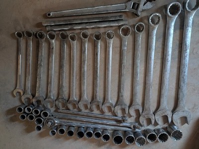 Standard Industrial Tools 1'' Proto Combination Wrenches & Socket Sets