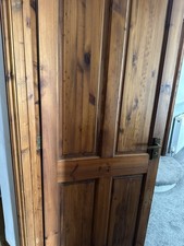 11 Solid Pine Internal Doors with Handles Approx. 740-760 x 1960-1980mm