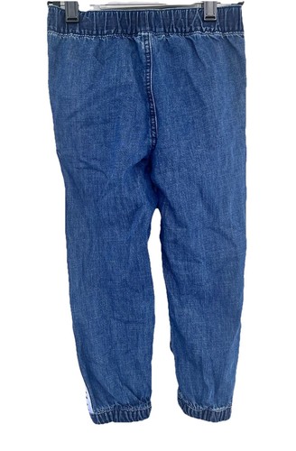 Kids Little Girls Tommy Hilfiger Pull-On Jeans Pants Elastic Hem Size 5 - Picture 3 of 5