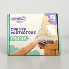 Wappa Baby Corner Protectors 12 Pack Clear Baby Proof Edge Guards NIB