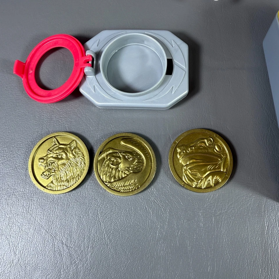 1995 Saban Mighty Morphin Power Rangers Figuras de Acción McDonald's Juguetes Cinturón Moneda Foto 3 de 4