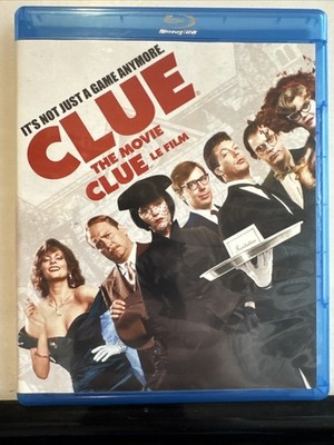 Clue: The Movie (Blu-Ray, 1985) Tim Curry Murder Mystery 80s Comedy Rare OOP