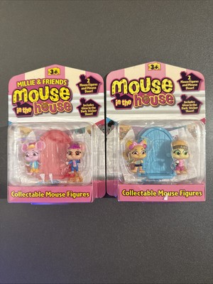 MAUS IM HAUS - 2 SETS ( 4 FIGUREN + 2 MAUS TÜREN) - NEU/VERSIEGELT