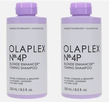 2 x OLAPLEX NO.4P BLONDE ENHANCER TONING SHAMPOO 8.5 OZ  New  Pack of 2
