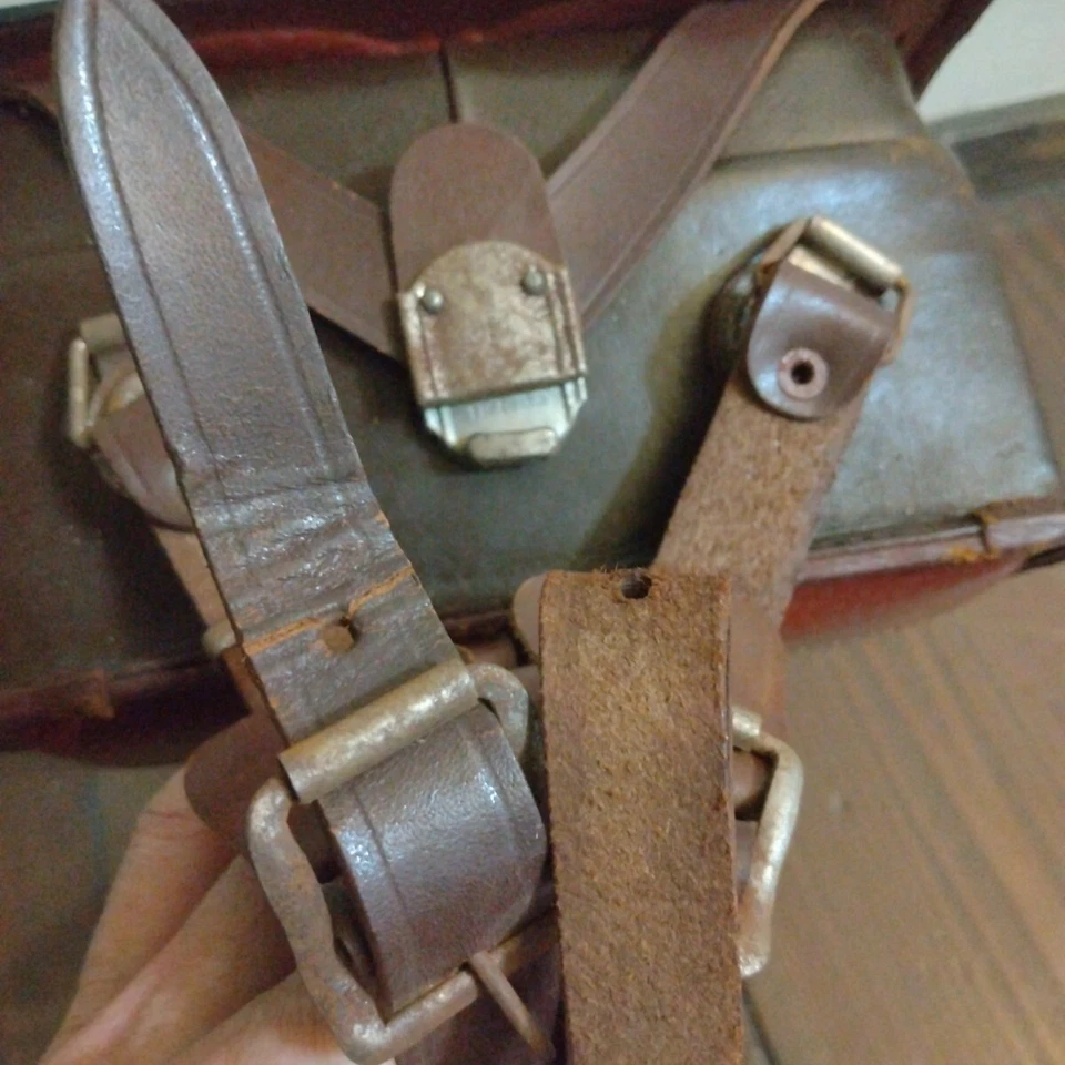 Ancien sac à dos d'école japonais marron design garçon baseball vers... - Photo 4/4