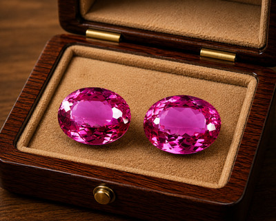 Extremely Rare Pink Sapphire 40 Ct NATURAL Oval Cut CERTIFIED Loose Gemstone