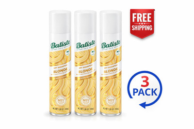 Batiste - Dry Shampoo Blonde 3.81 oz  (3pack)  Free shipping