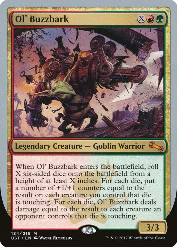 Ol' Buzzbark EN MTG Unstable - 134 LP