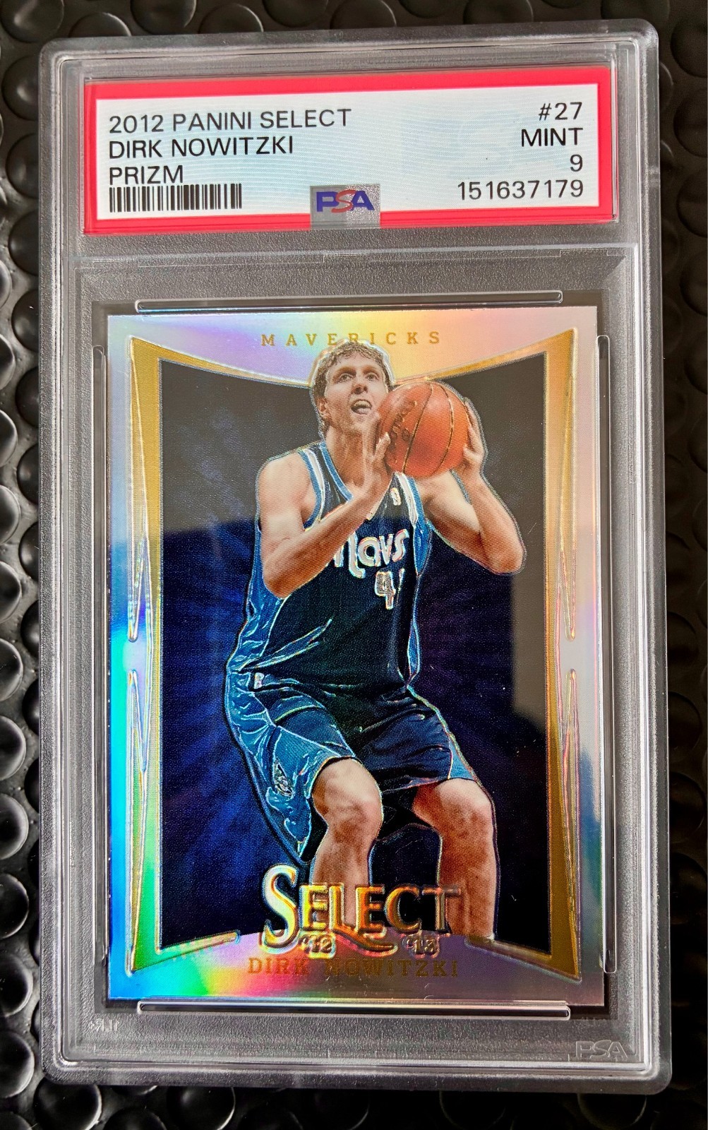 Dirk Nowitzki Prizm #27 Basketball Cards 2012 Panini Select trading card — raw and PSA graded price guide