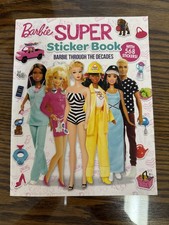 Super Sticker Book: Barbie Through the Decades 568 Stickers 