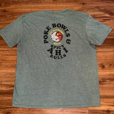 Mens Town And Country Surf Designs T&C T Shirt 2XL Surfing Spicy Ahi Poke Bowl