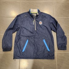 Reebok Kinectic Fit Center Ice Collection Mens Winnipeg Jets NHL Pullover XL VGC