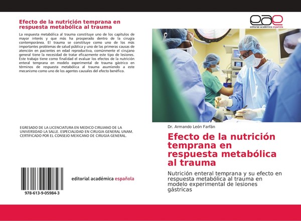 Efecto De La NutricióN Temprana En Respuesta MetabóLica Al Trauma Armando LeóN F-image