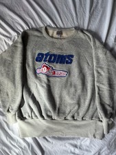 Ebbets Field Flannels Vintage Sankei Atoms Sweatshirt Size L Made In USA Rare