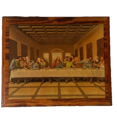 ''The Last Supper'' by Leonardo Da Vinci, Art Reproduction, Print 11.25''x9.25''
