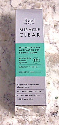 Rael Beauty Miracle Clear Microcrystal Activated PM Serum 5000 NEW IN SEALED BOX