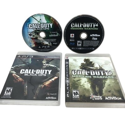 PlayStation 3 PS3 Call of Duty 4 & Black OPs GUC COD4 Activision Shooter