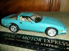 AMT/Ertl 1:25 '95  Corvette ZR-1, lt Aqua/Turq. decent Built Model car, "As Is!! — photo 10