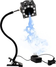 Adjustable Solder Fume Extractor with LED Light Carbon Filters Hose Black