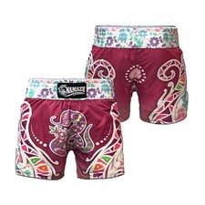 Muay Thai Shorts for Men and Women, High MMA Gym Boxing Kickboxing Shorts Wor...