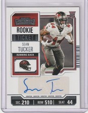 Sean Tucker 2023 Panini Contenders Variation Rookie Ticket Rc Auto