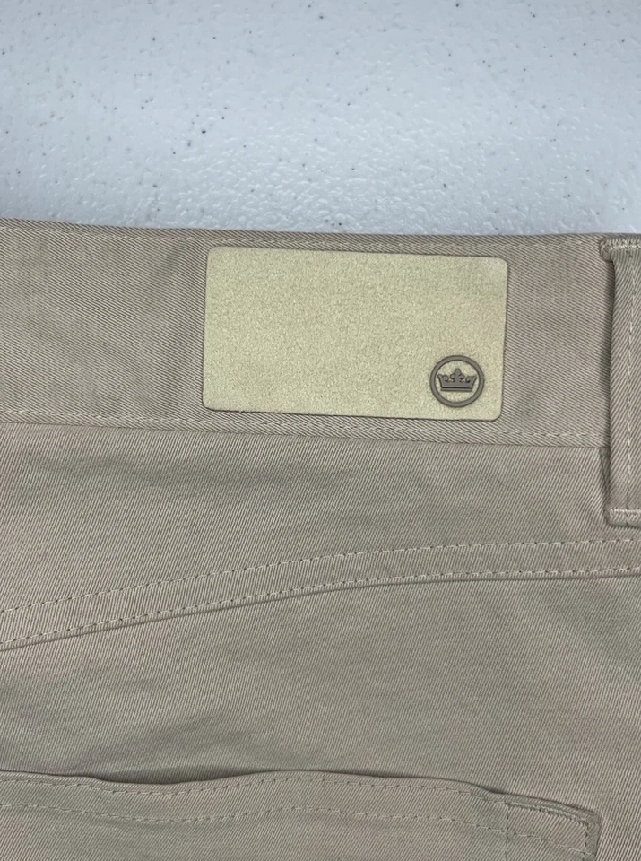 Pantalones de golf Peter Millar EB66 5 bolsillos para hombre 33x32 caqui de viaje ajuste a medida Foto 4 de 4