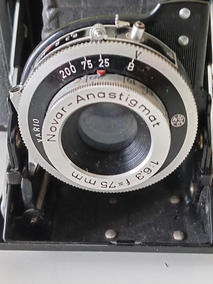 Vintage Zeiss Ikon Nettar 515/16 Klappkamera - Novar 75mm f/6.3 - 6x6 120 - Bild 2 von 4