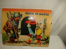 Vintage 1961 PUSS IN BOOTS Pop Up Book Bancroft & Co. Kubasta