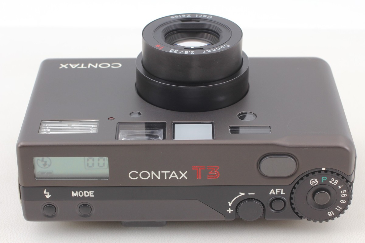 Top MINT w/ Box ] Contax T3 D T3D Titan Black 35mm Film Camera