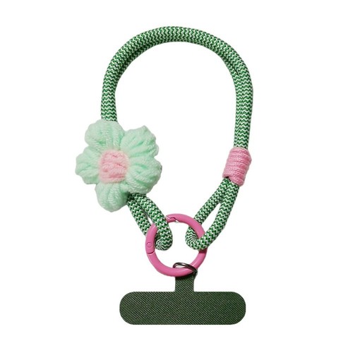 Flower Braided Anti-lost Rope Nylon Hanging Rope Phone Accessories - Photo 5 sur 16