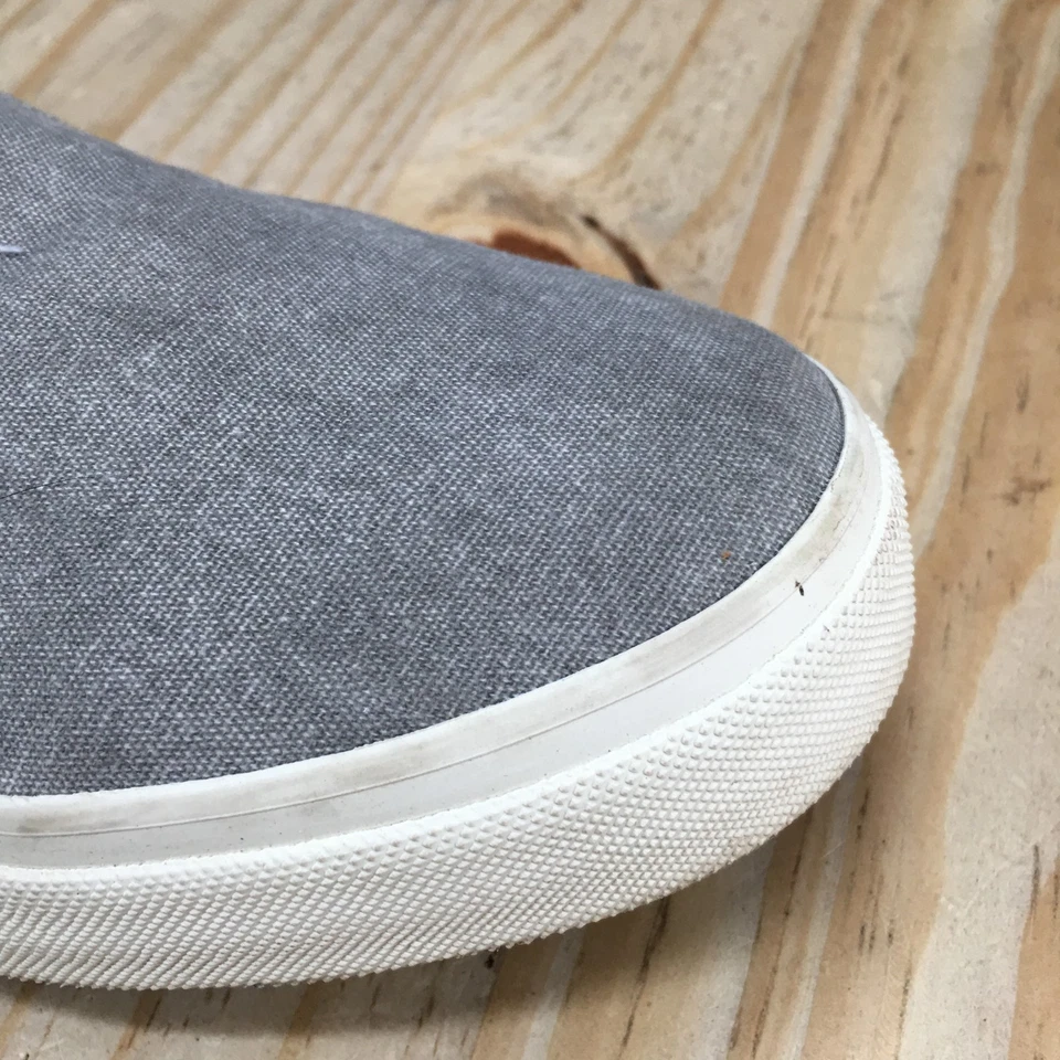 Taos Shoes Womens 10 Rubber Soul Casual Comfort Slip On Sneakers Gray Fabric - Image 4 of 4