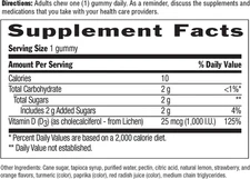 Vegan D3 Gummies, 60 Count