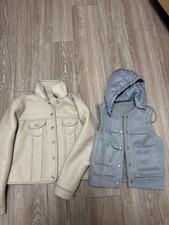 LOTS OF 2 KIDS GIRLS COAT JACKET VEST, SHEARL...