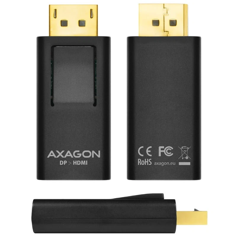 AXAGON RVD-HI DisplayPort HDMI Maschio Femmina Dritto Dritto DP > HDMI adapter - Immagine 3 di 4