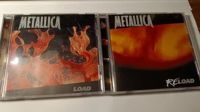 METALLICA LOAD AND RELOAD 2 CD LOT ORIGINAL US SINGLE USED CD VERSIONS - Image 1 of 3