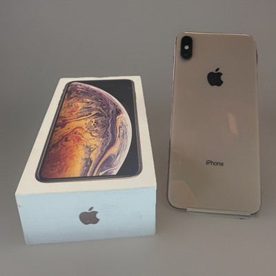 (GIFT FREE TEMPERED GLASS) iPhone XS Max  Gold 12MP 5.8'' iOS Wi-Fi  NFC with Box
