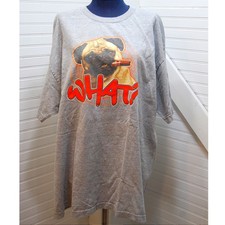 Men in Black shirt 2XL Y2K Universal Studios "What?" Frank The Pug Funny Quote