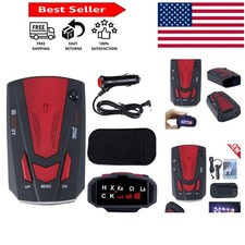 360 Laser Radar Detector with Voice Alerts 16 Bands Ensure Safe Driving
