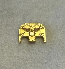 Gg Bee Brass Glock Gen 1-5 Gold Backplate Slide Plate 17 19 26 27 Blem Gg Bee Brass Glock Gen 1-5 Gold Backplate Slide Plate 17 19 26 27 Blem