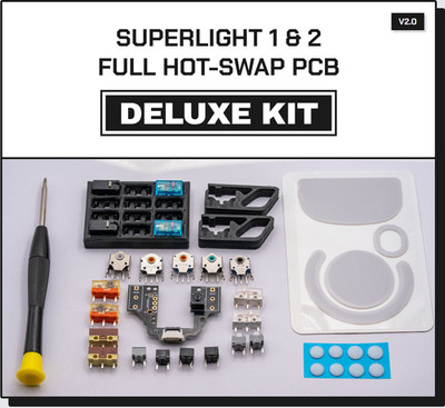 Full Hot-Swap PCB Logitech G Pro X Superlight 1 2 DEX Doppelklick Ersatzteil