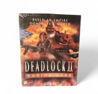 (Pc CD-ROM, 1997) Deadlock Ii Shrine Wars - Big Box Accolade, Retro Game, Sealed