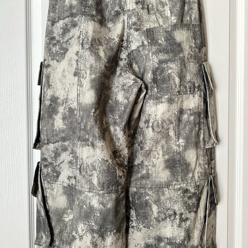 New Zara $89 Printed Cargo Wide Leg Utility Pants Medium 2674/246 - Picture 11 of 13