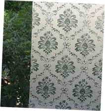  1 Roll 35.4" by 78.7" Static Cling Window Film for 35.4" By 78.7" Damascus