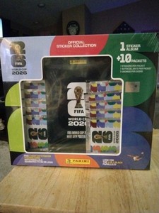 Panini FIFA World Cup 2026 Sticker Album (10) Packs W/Host CITV POSTER TRADING